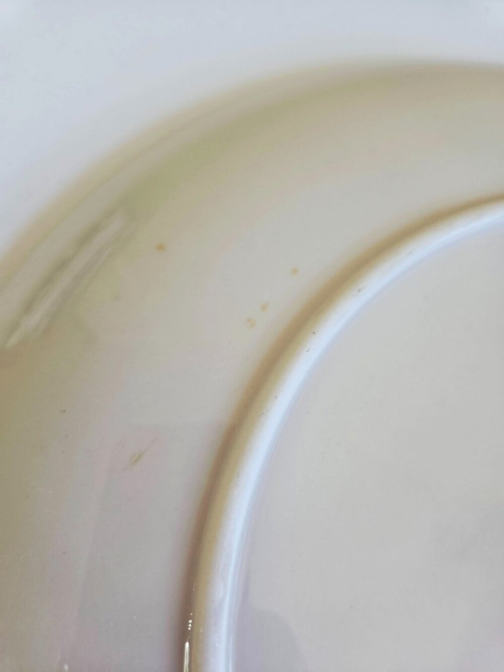 Lenox Trenton Gray & Gold Rim Chop Plate Platter Round 12.75" Made In USA - Picture 9 of 11